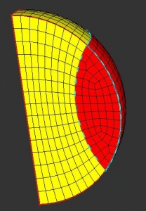 参赛：【Hyperworks网格划分】分享球体的一种划分方法-啃梨法的图4